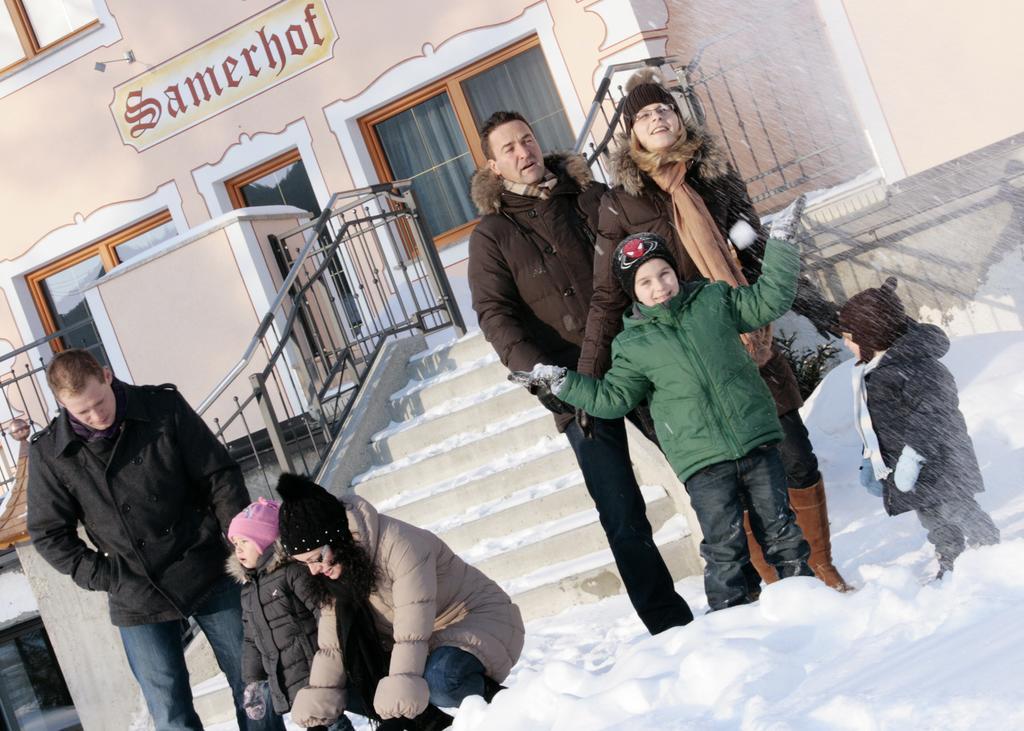 Bio-Bauernhof Samerhof Mariapfarr Exteriér fotografie